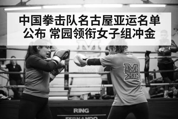 中国拳击队名古屋亚运名单公布 常园领衔女子组冲金